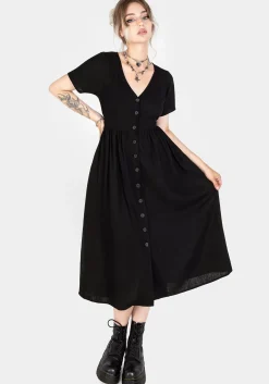Rowan Linen Button Up Midi Dress