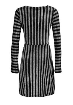 Roxy Glitter Mock Wrap Dress