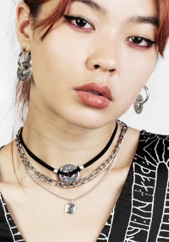 Runes Disk Earrings