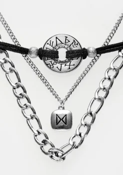 Runes Layered Necklace