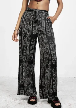 Runes Wide Leg Trousers