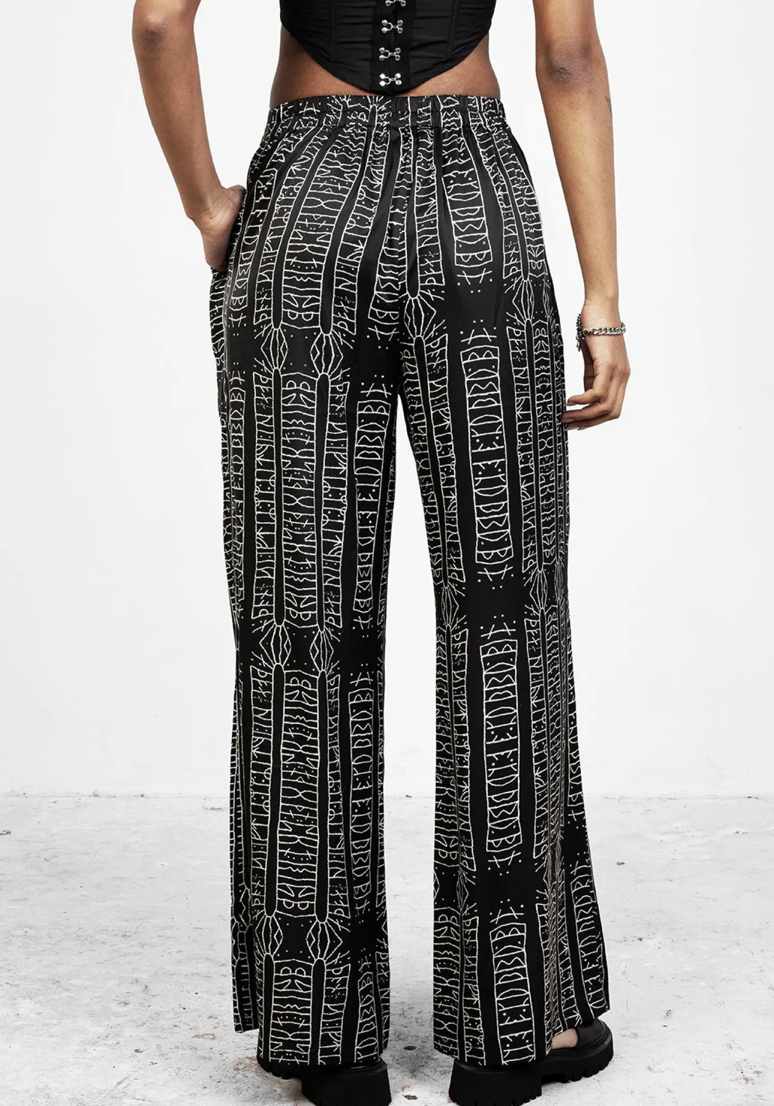 Runes Wide Leg Trousers