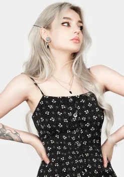 Sanfran Button Up Cami Mini Dress