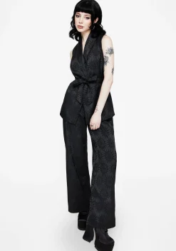 Semine Celestial Printed Wide Leg Trousers