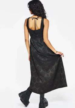 Semine Celestial Printed Cami Midi Dress