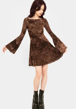 Serenade Long Sleeve Floral Mini Dress