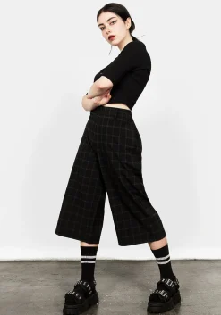 Shade Wide Leg Crop Trousers