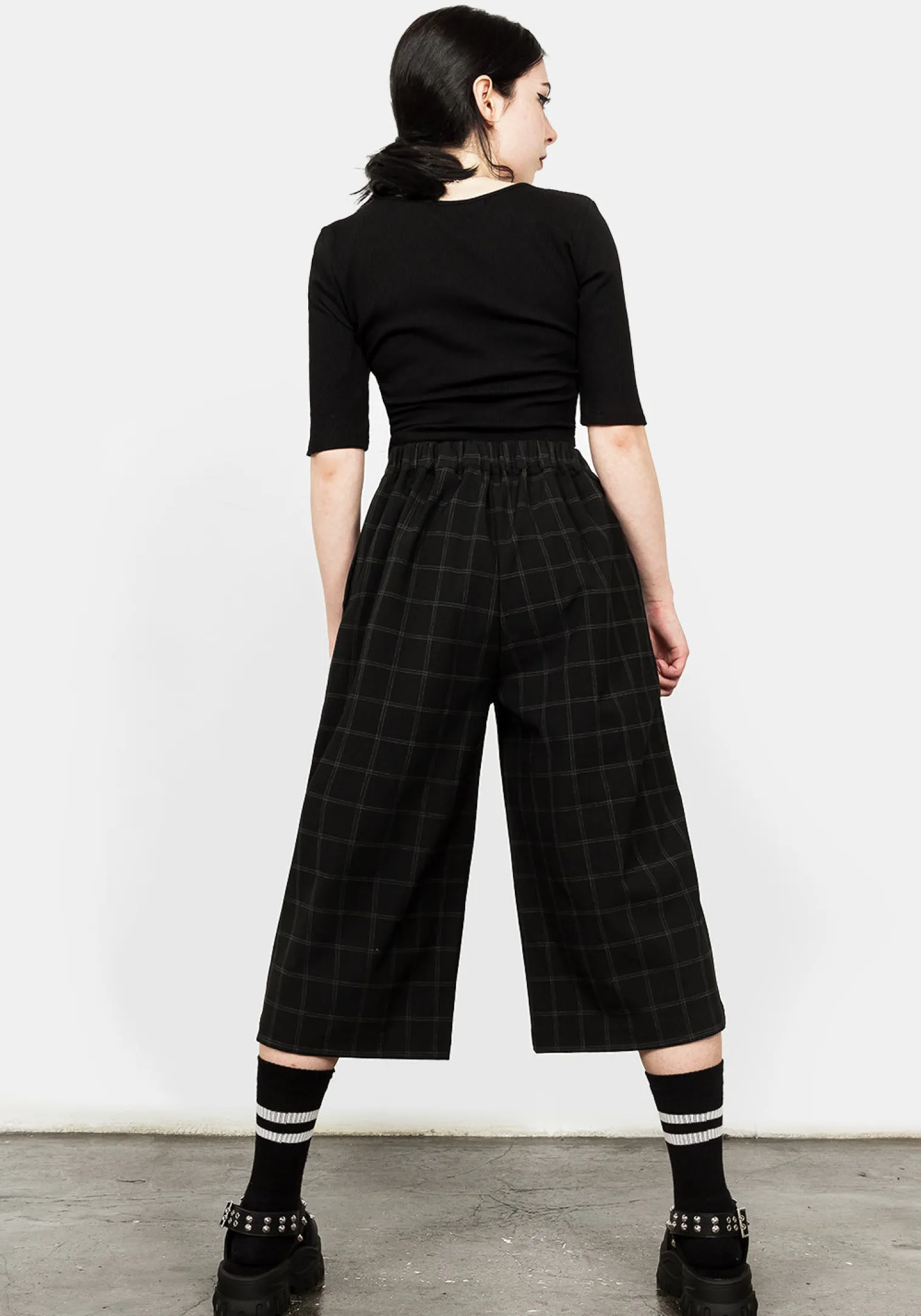 Shade Wide Leg Crop Trousers