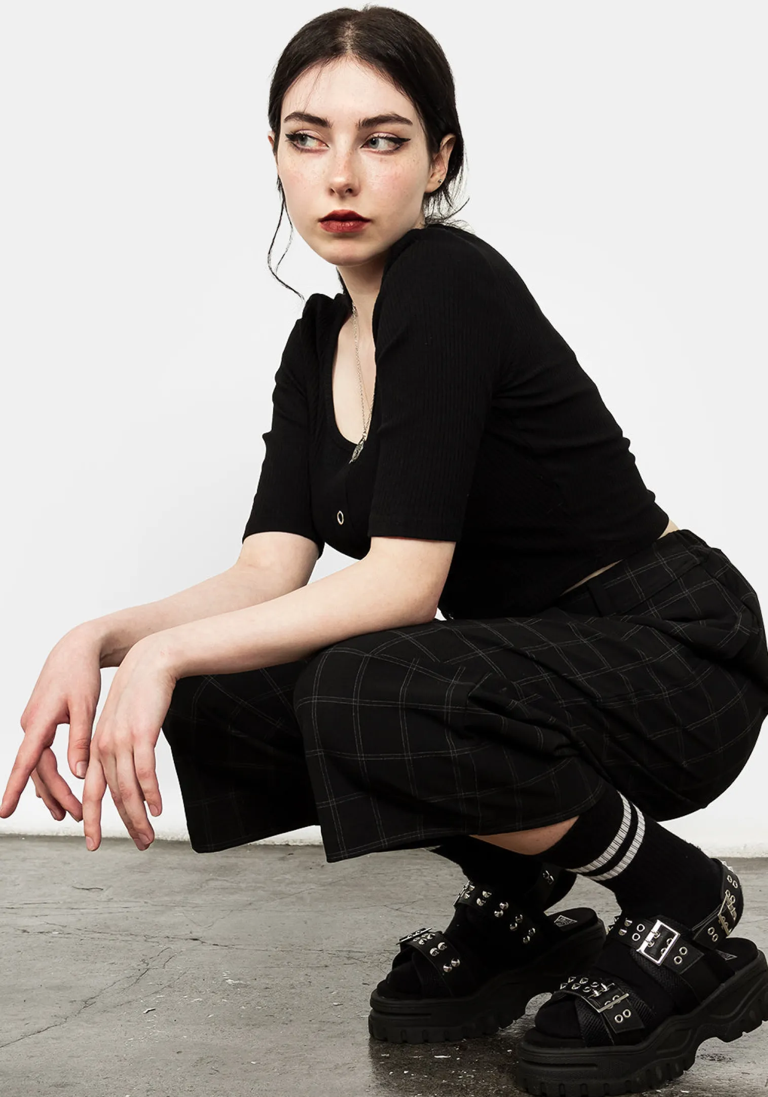 Shade Wide Leg Crop Trousers