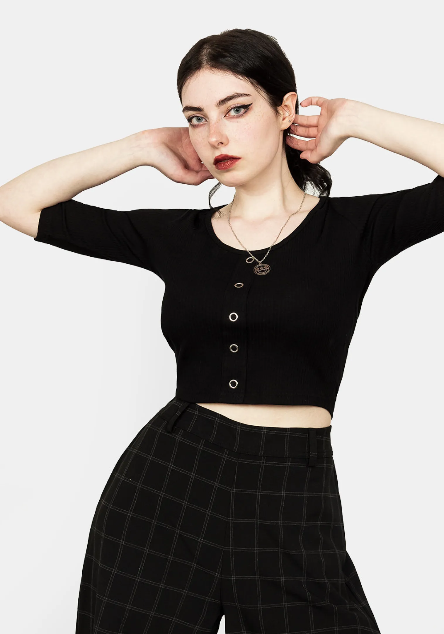 Shade Wide Leg Crop Trousers