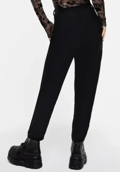 Shadow Velour Tapered Trousers