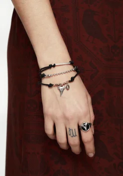 Shark Tooth Rope Bracelet Set