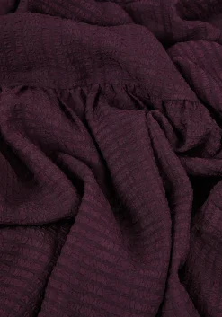 Sheer Smock Dress In Purple