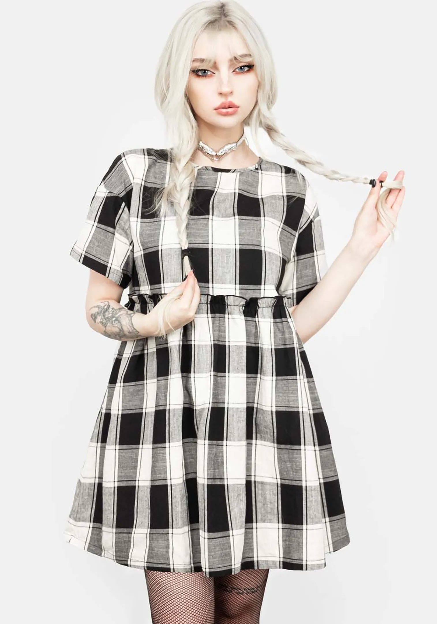 Shirley Ruffle Skater Dress