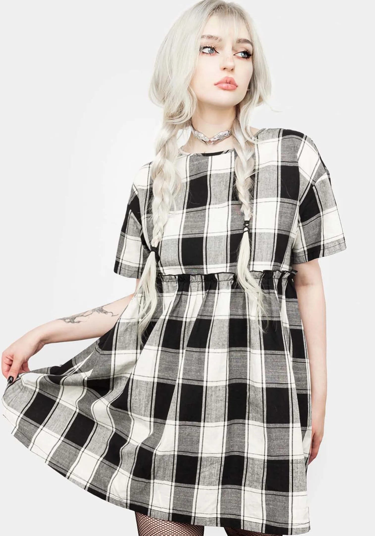 Shirley Ruffle Skater Dress