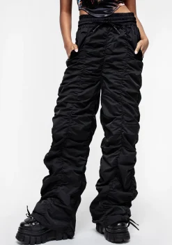 Shockwork Ruched Wide Leg Trousers