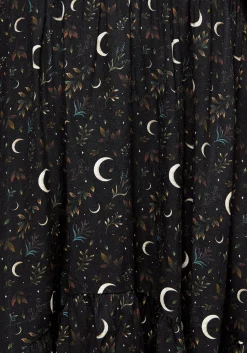 Sickle Moon Handkerchief Hem Mini Dress