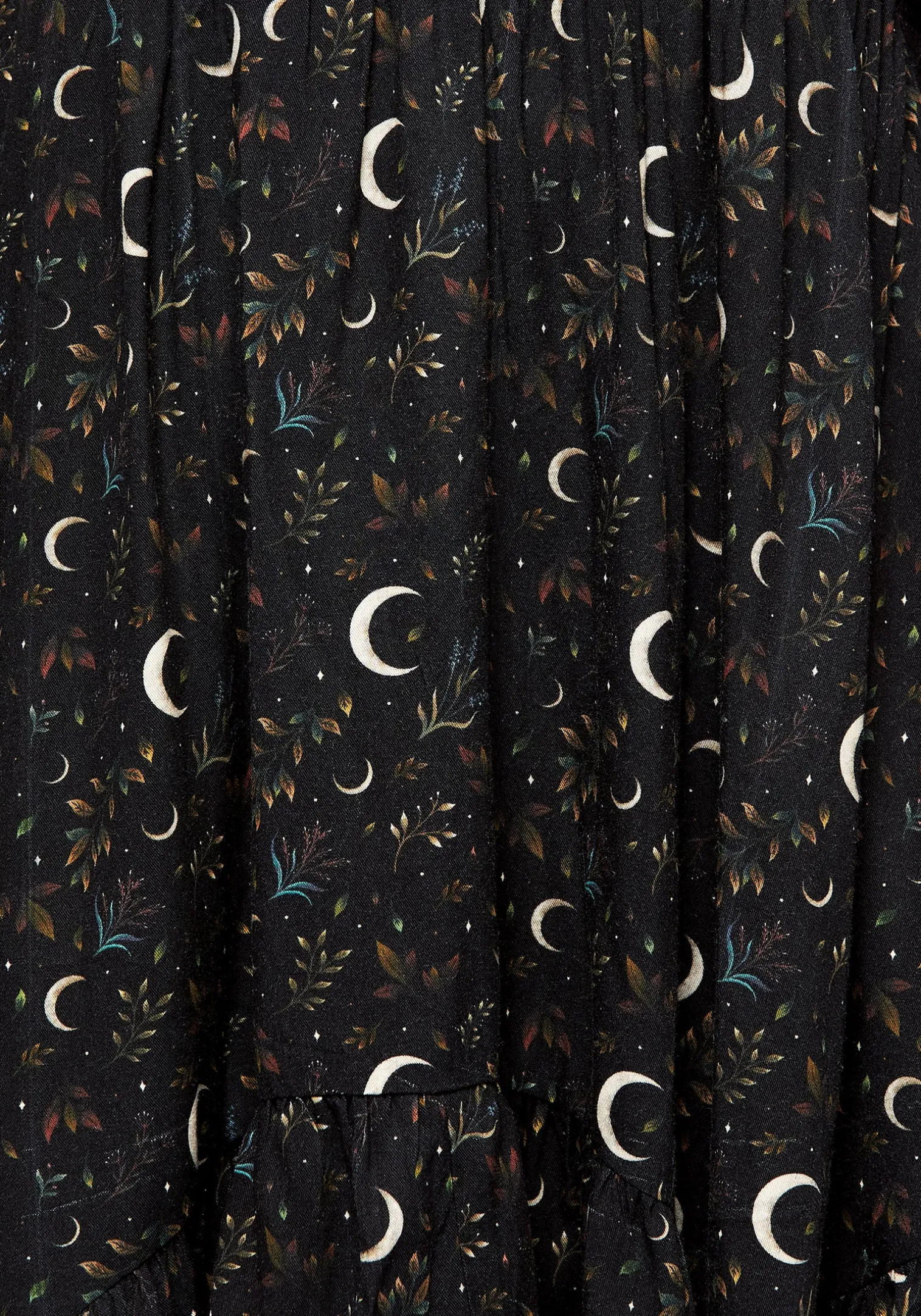 Sickle Moon Handkerchief Hem Mini Dress
