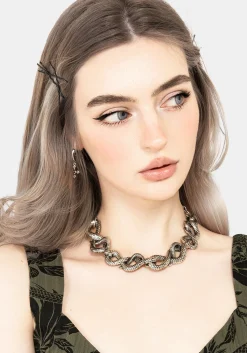 Silas Twisted Snake Choker