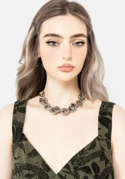 Silas Twisted Snake Choker