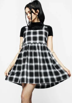 Singles Plaid Dress