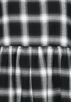 Singles Plaid Dress