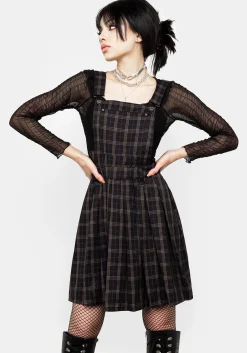 Sinner Pleated Skirt Pinny