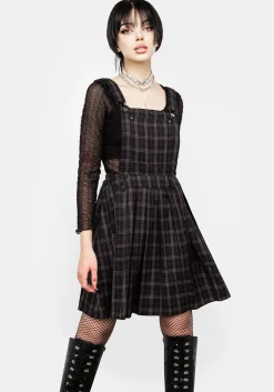 Sinner Pleated Skirt Pinny