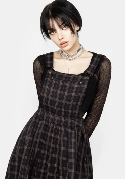 Sinner Pleated Skirt Pinny