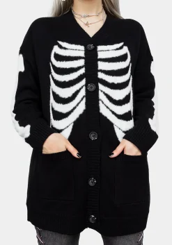 Skeletus Oversized Cardigan