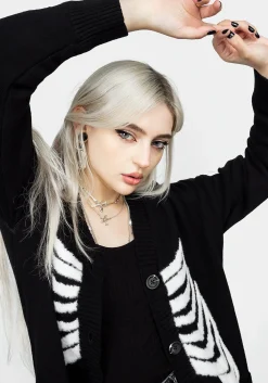 Skeletus Oversized Cardigan