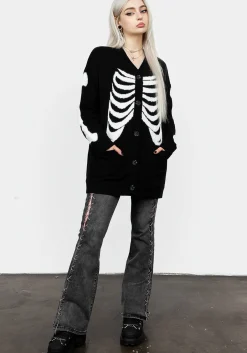 Skeletus Oversized Cardigan
