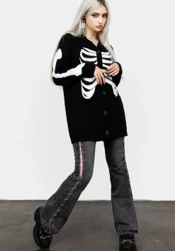Skeletus Oversized Cardigan