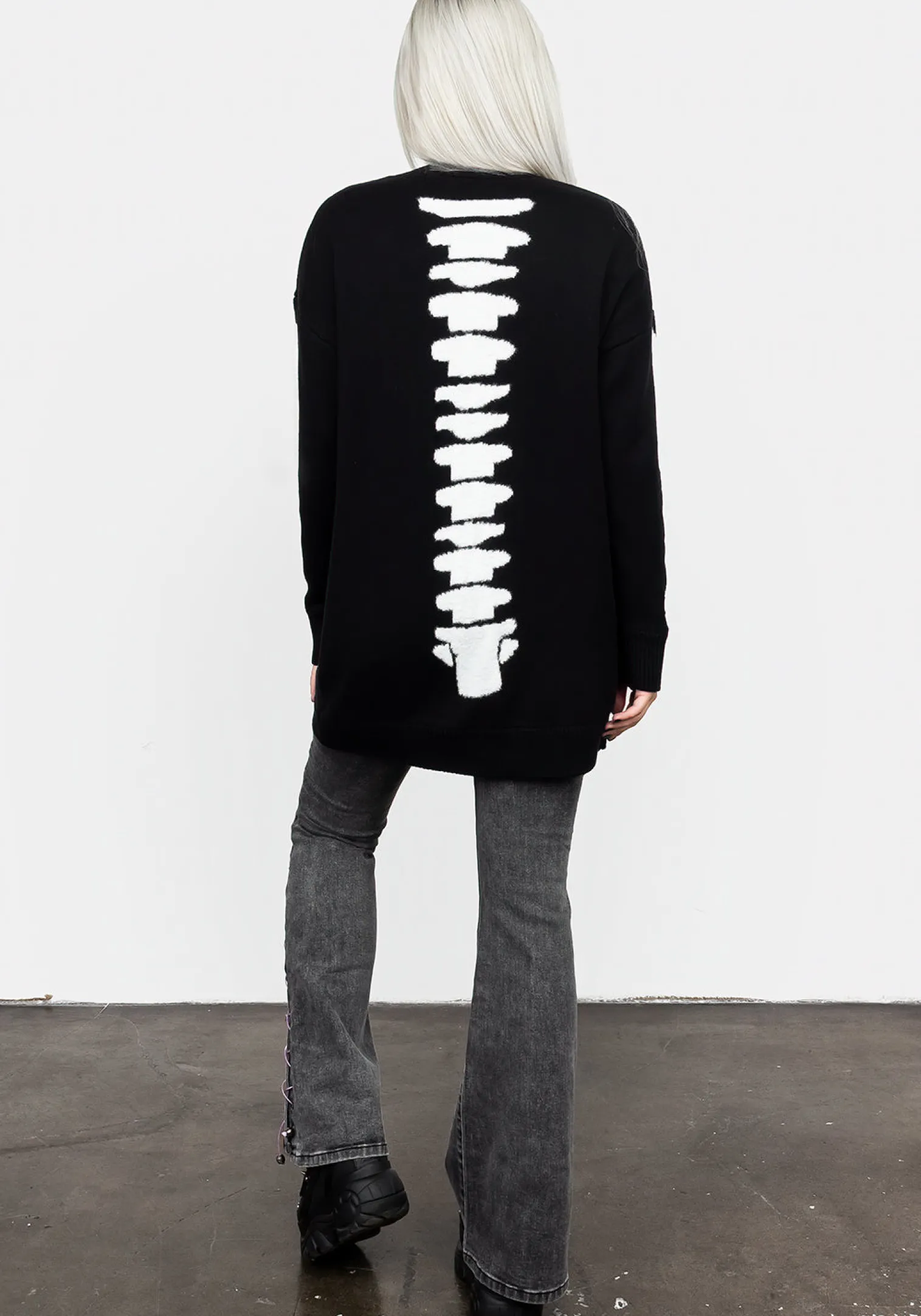 Skeletus Oversized Cardigan