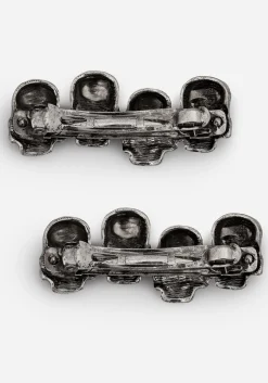Skull Hair Clips