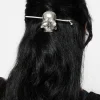Skull Hair Slide with Pin