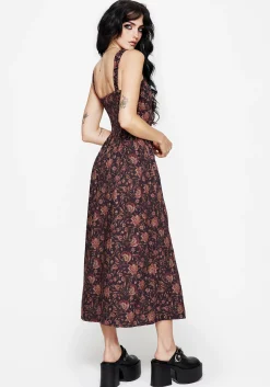Skye Shirred Back Midaxi Dress
