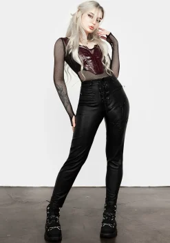 Slain Faux Leather Pants
