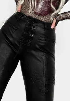 Slain Faux Leather Pants
