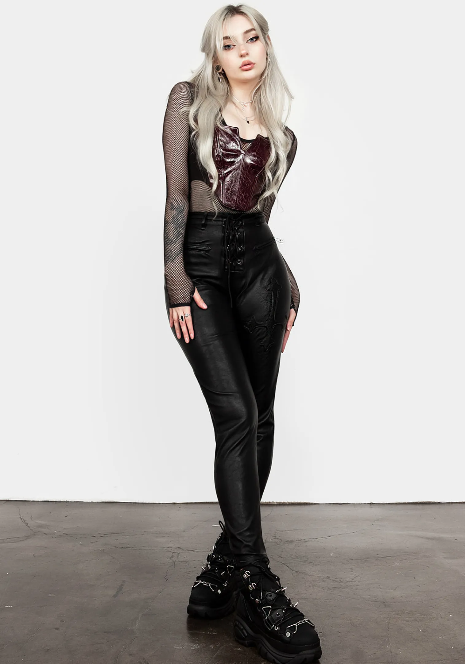 Slain Faux Leather Pants