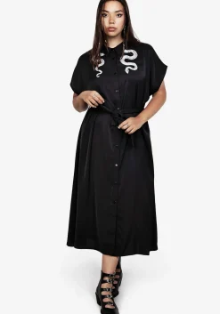 Slither Relaxed Midi Dress