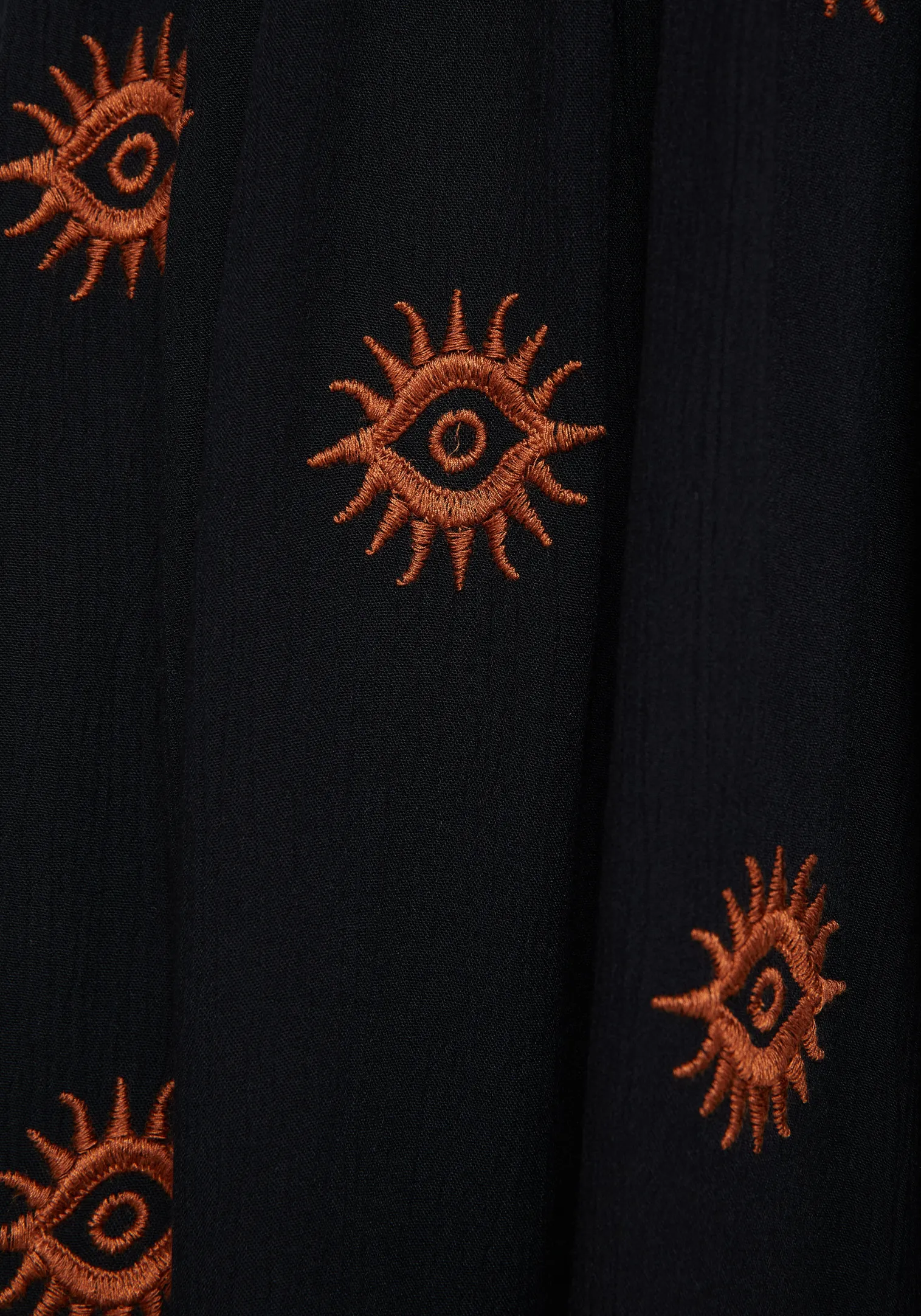 Solstice Embroidered Smock Mini Dress