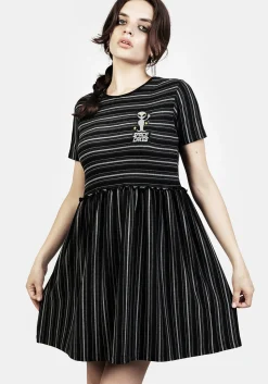 Space Cakes Stripe Mini Dress