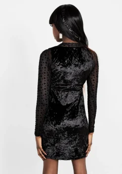 Spectacle Velvet Bodycon Dress