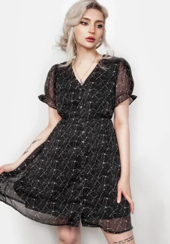 Spectral Button Up Dress