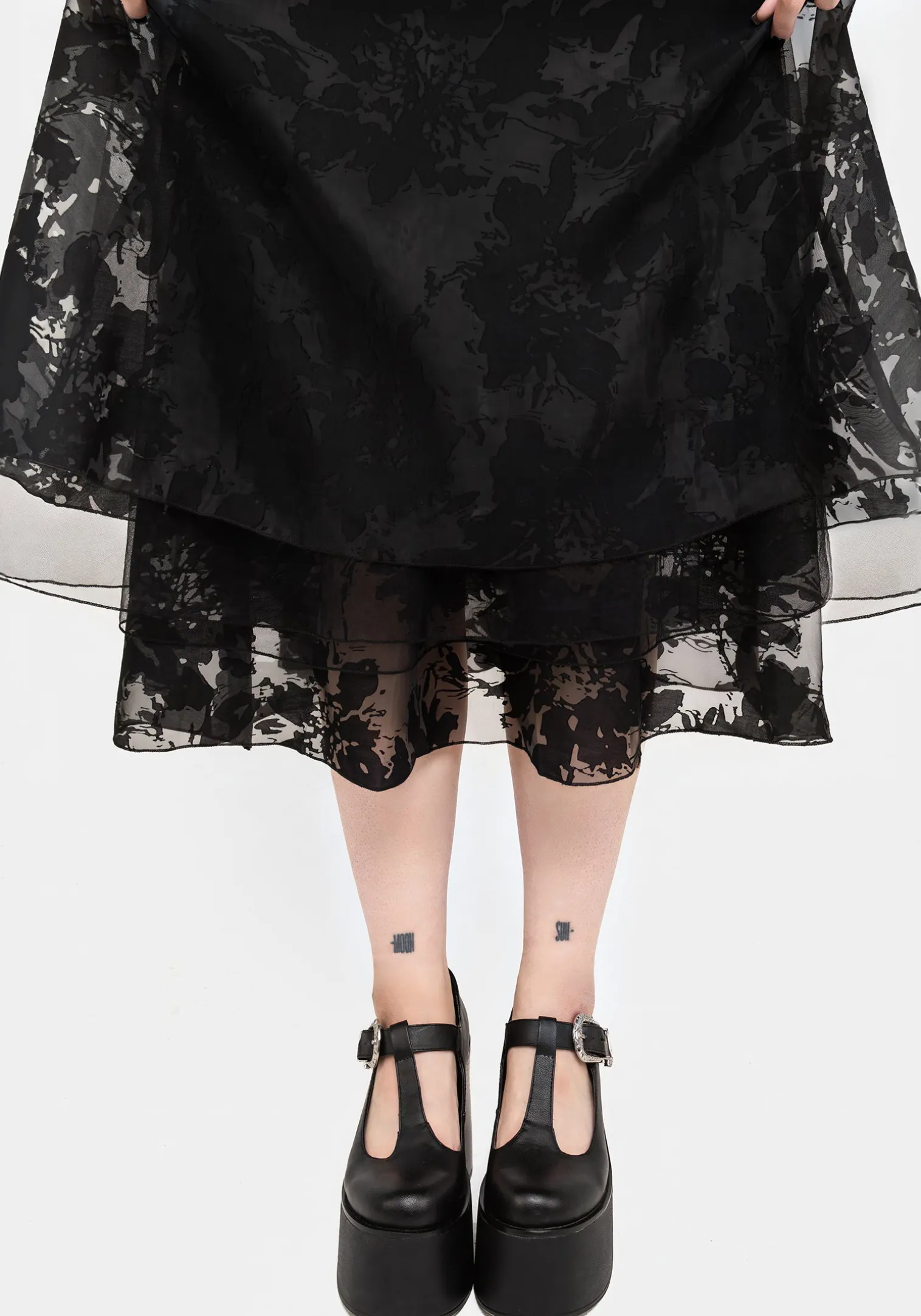 Spectre Layered Midi Shirt Dress