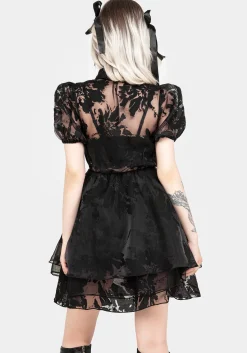 Spectre Layered Mini Shirt Dress