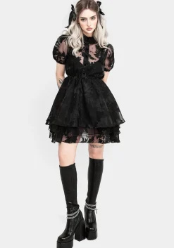 Spectre Layered Mini Shirt Dress