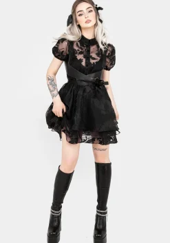 Spectre Layered Mini Shirt Dress
