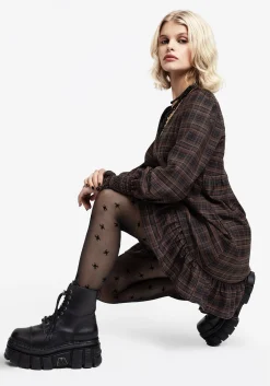 Spiro Flocked Tights